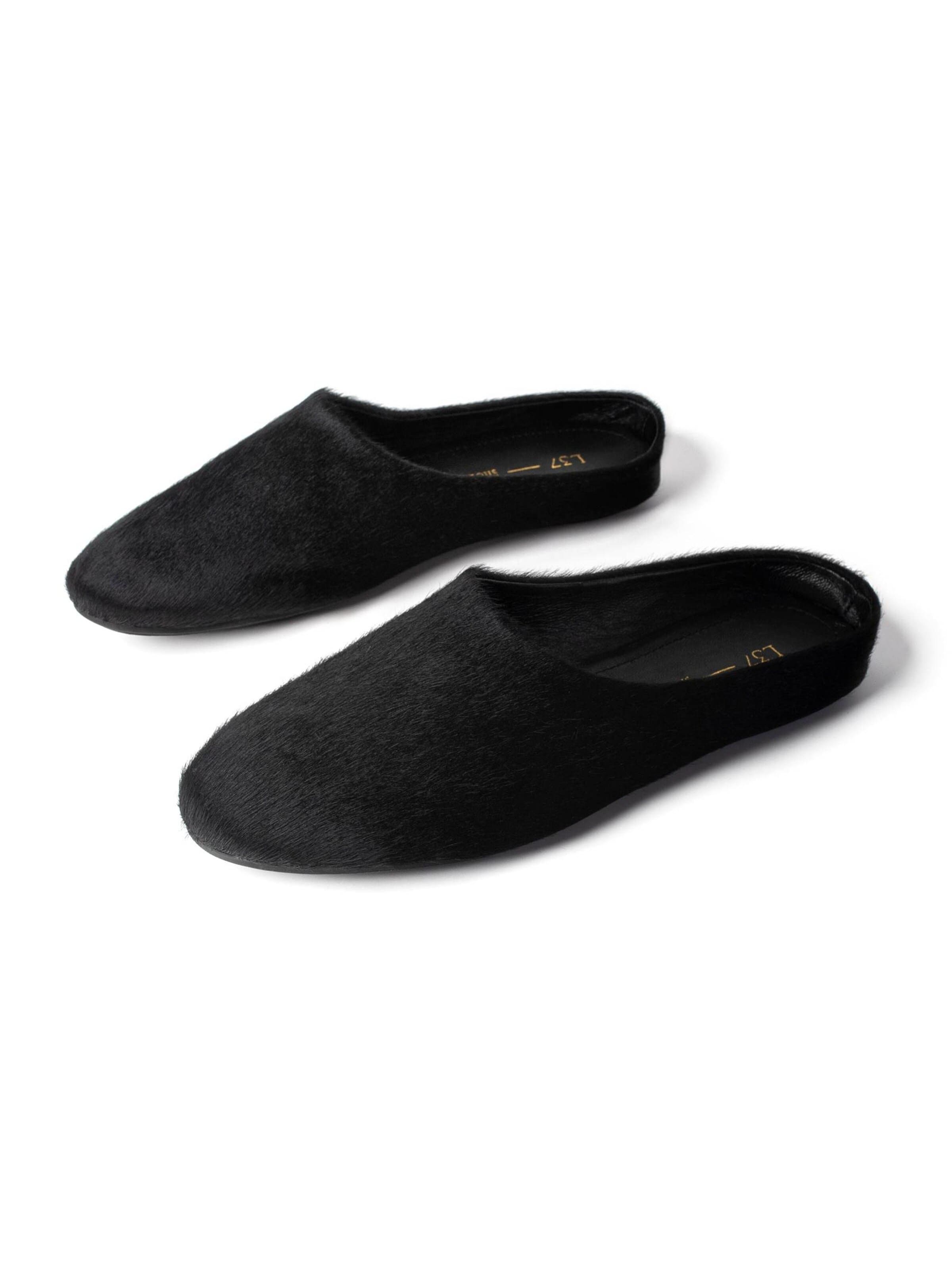 L37 HANDMADE SHOES Hausschuh 'ALL AT ONCE'‌‌‌‌‌‌‌‌‌ in Schwarz