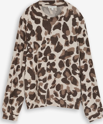 TOM TAILOR Shirt in Beige: front