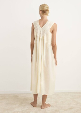 MANGO Nightgown 'Tere' in Beige