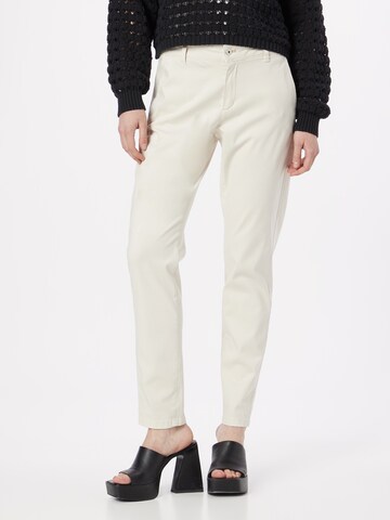 Regular Pantalon chino TAIFUN en beige : devant