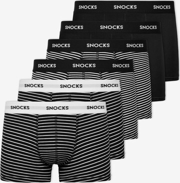 SNOCKS Boxershorts in Schwarz: predná strana