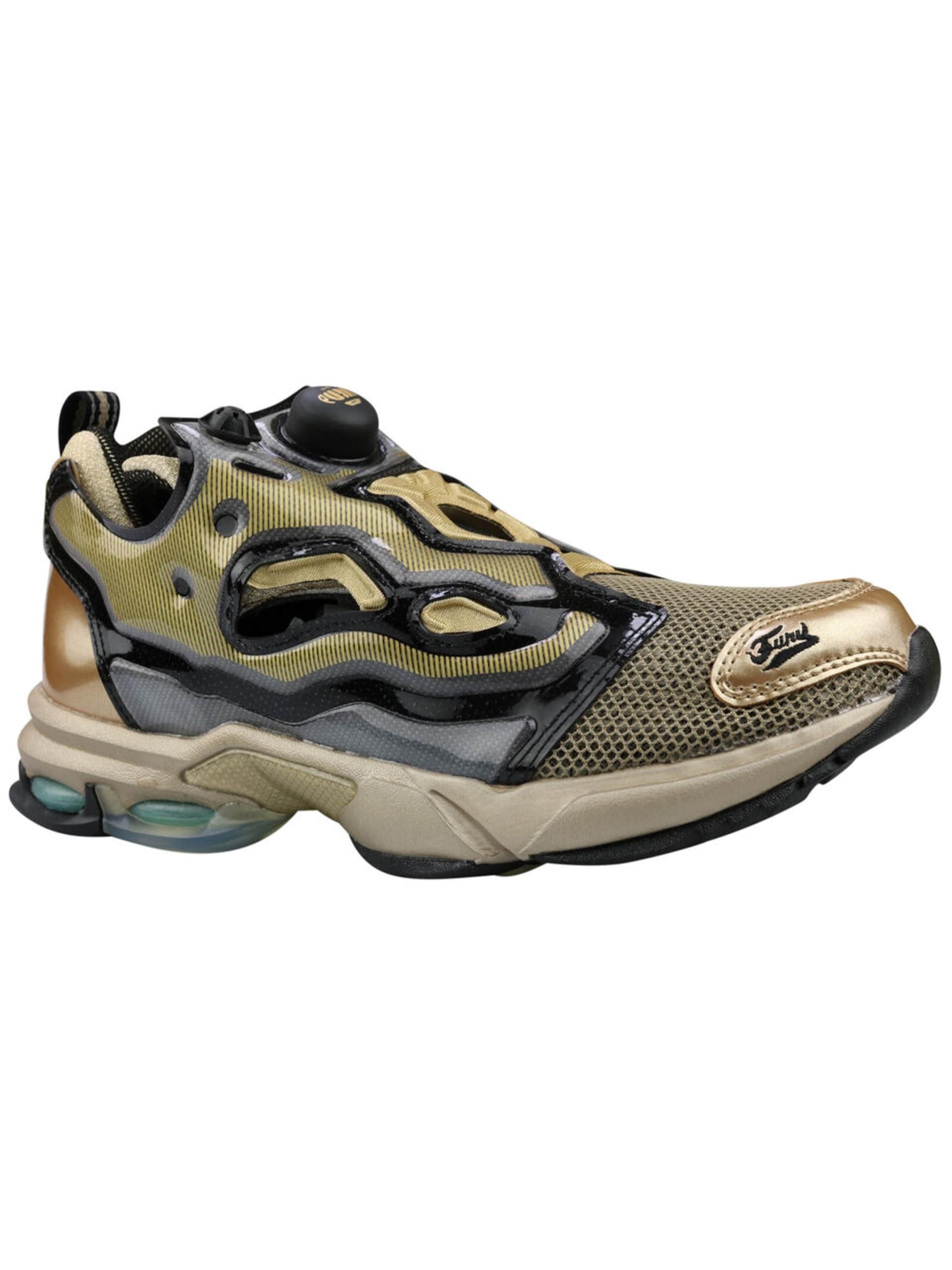 Reebok Sneaker 'Fury DMX TXT Millenium Instapump' i guld: framsida