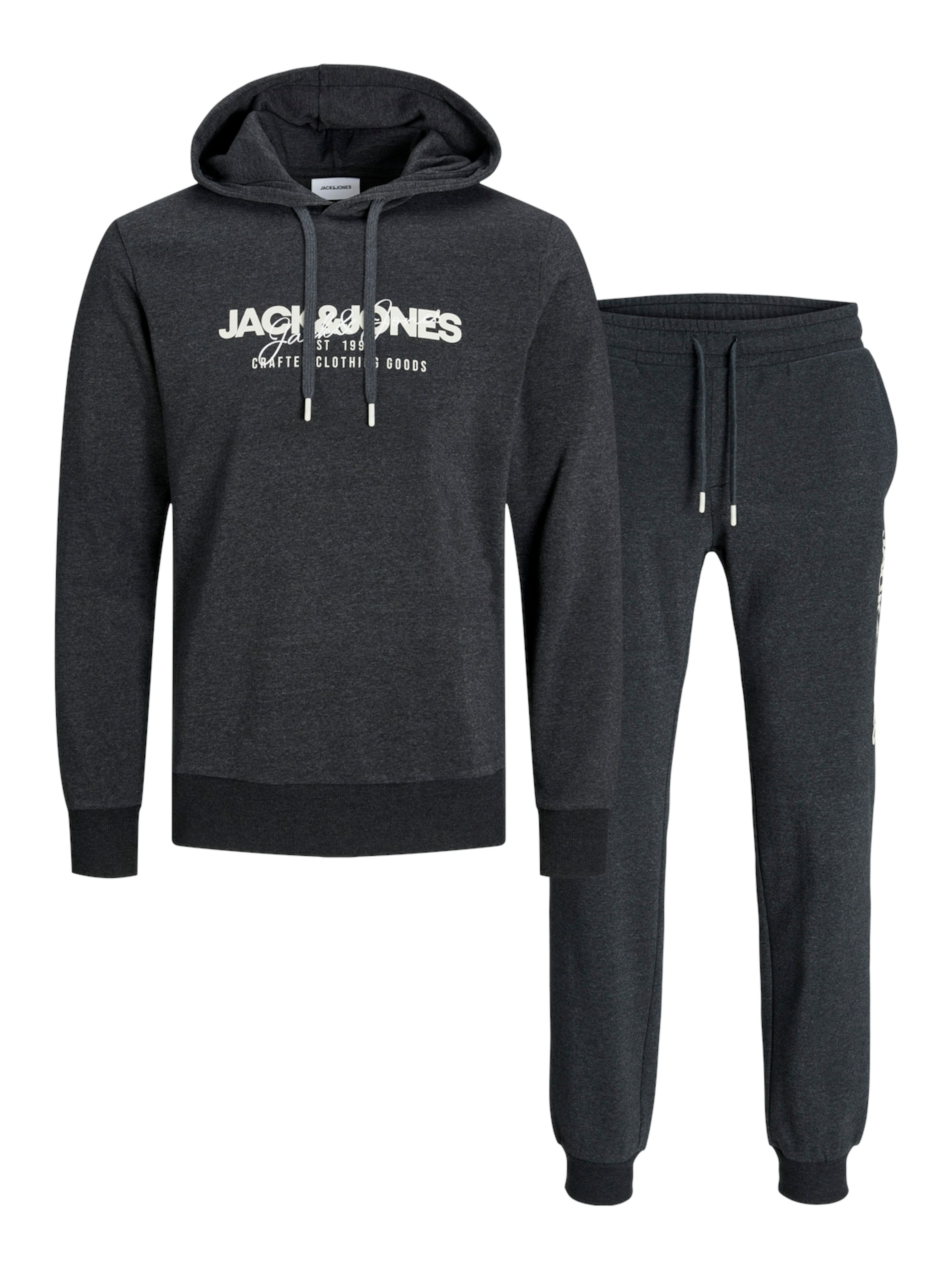 Trening 'ALVIS' de la JACK & JONES pe negru: față