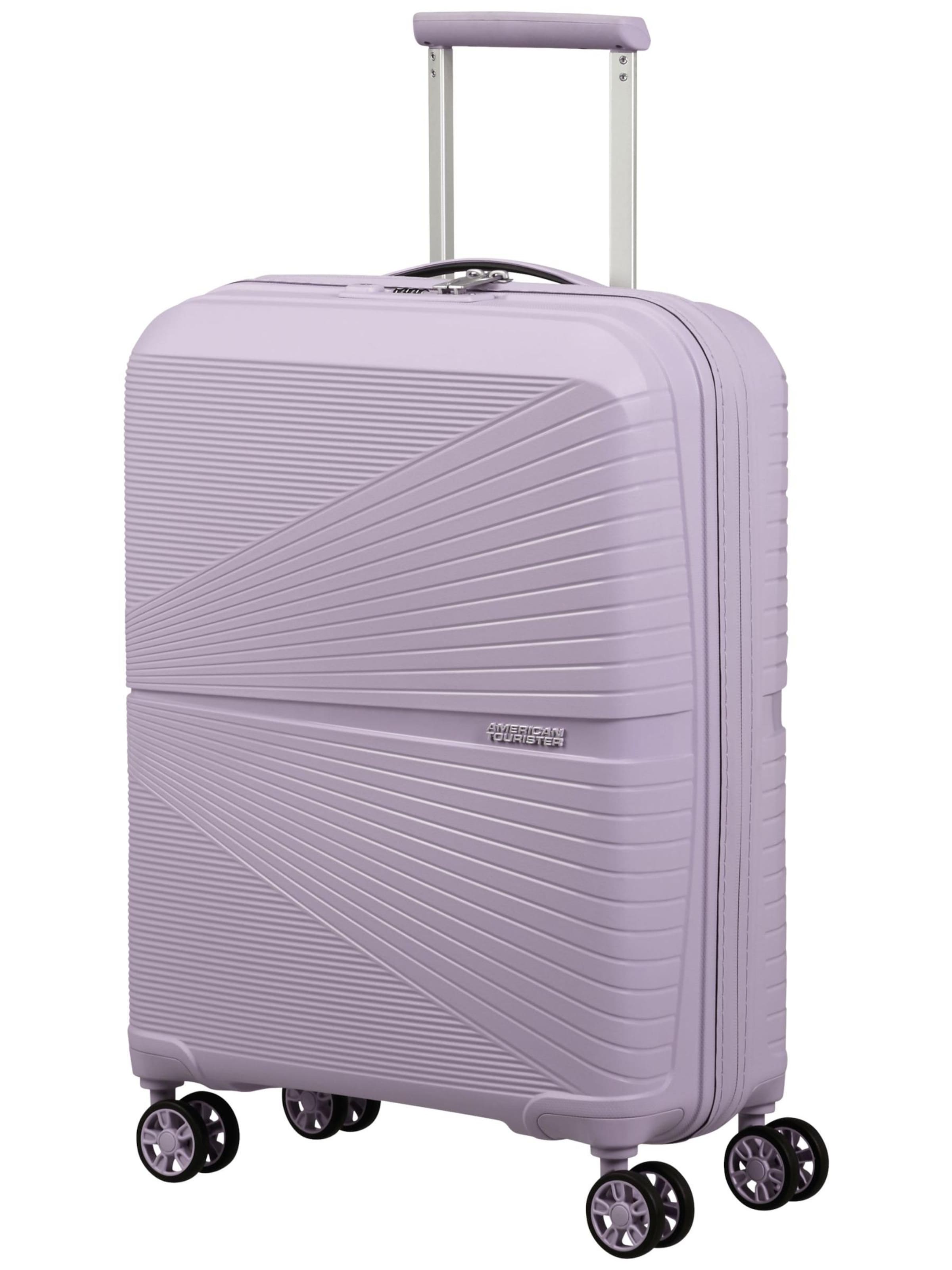 Trolley 'AIRCONIC SPINNER 55/20 TSA' di American Tourister in lilla: frontale