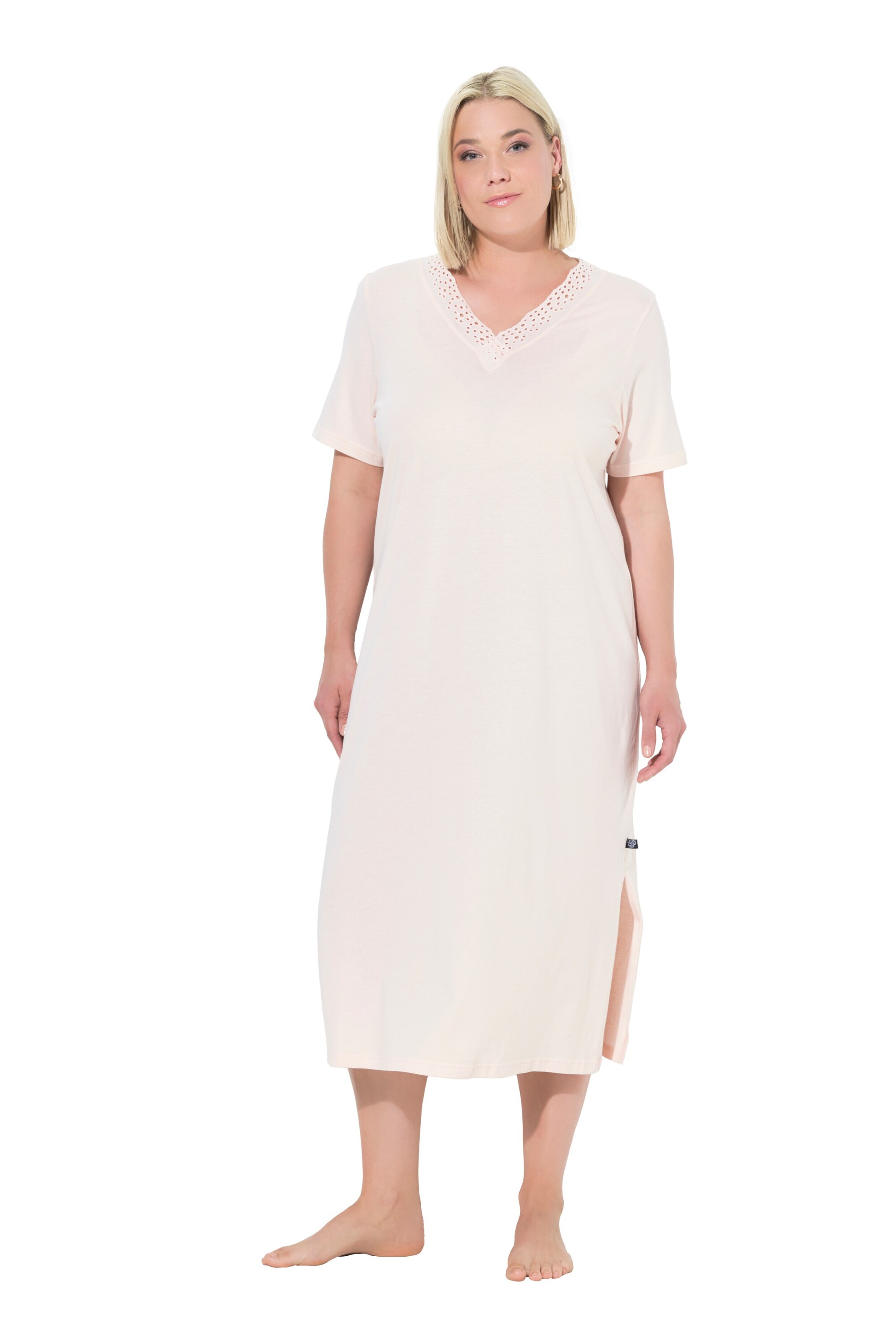 Ulla Popken Nightgown in White: front