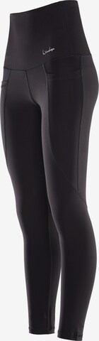 Skinny Pantaloni sportivi 'HWL115C' di Winshape in nero