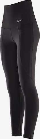 Winshape Skinny Spodnie sportowe 'HWL115C' w kolorze czarny