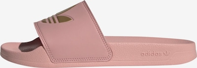 ADIDAS ORIGINALS Pantoletter 'Adilette Lite' i gull / gammelrosa, Produktvisning