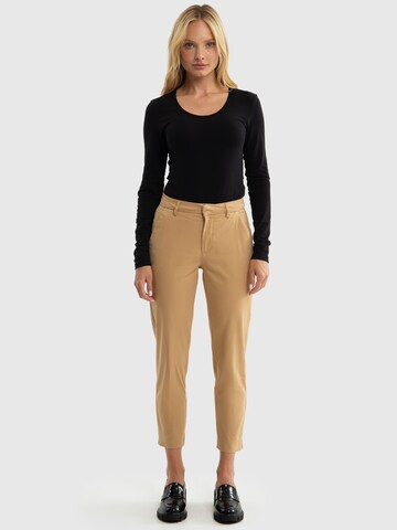 Coupe slim Pantalon chino ' DANAI ' BIG STAR en beige