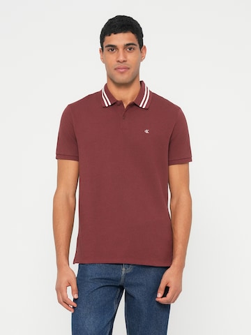 Calvin Klein Jeans Тениска в кафяво: отпред