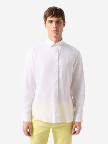 BOGNER Regular fit Button Up Shirt 'Timi  ' in White: front