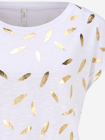 Only Petite Shirt 'FEATHER' in Wit