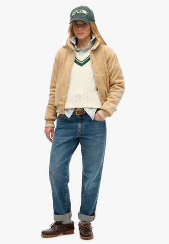 Superdry Tussenjas in Beige