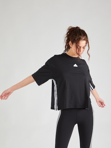 ADIDAS SPORTSWEAR Функциональная футболка в Черный: спереди