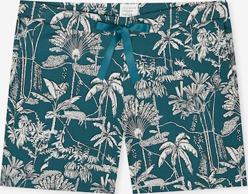 Pantalon de pyjama 'Mix Relax' SCHIESSER en vert : devant