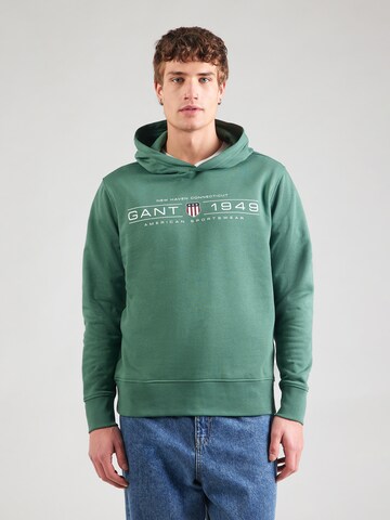 GANT - Sudadera en verde: frente