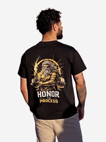 Rëuthic - Camiseta 'Camiseta Oversized Fitness Zeus (T-Shirt) – Rëuthic' en negro