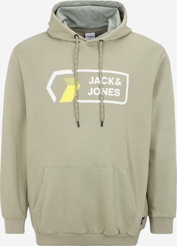 Jack & Jones Plus Sweatshirt 'Logan' in Grün: predná strana