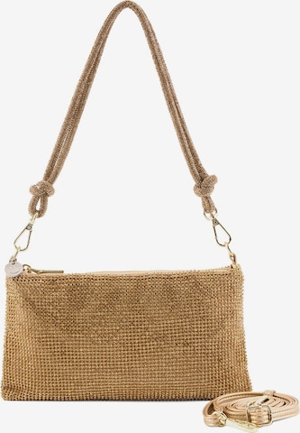 Seidenfelt Shoulder Bag 'Hallila' in Gold: front