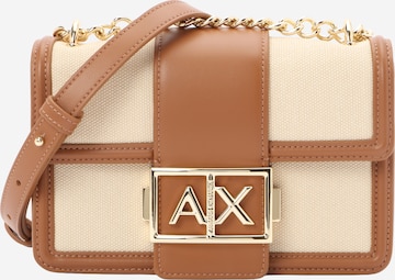 ARMANI EXCHANGE Olkalaukku värissä beige: etupuoli
