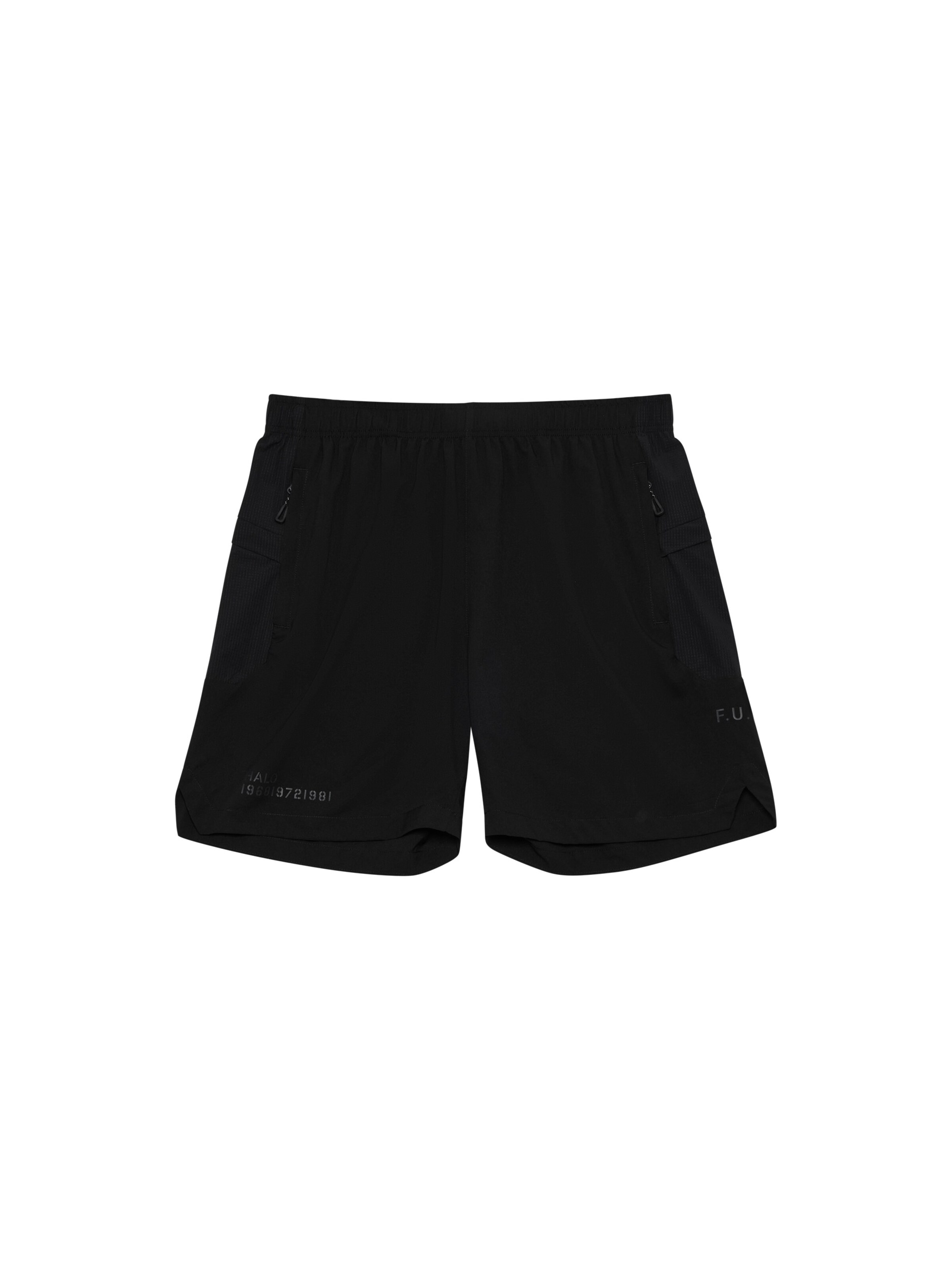 HALO Regular Sportshorts 'Scout' in Schwarz: Vorderseite
