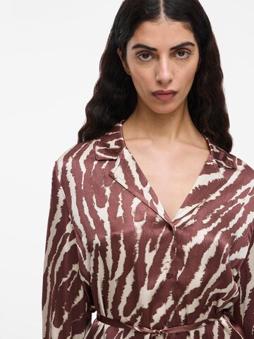 Chemisier ROUGE EDIT en marron