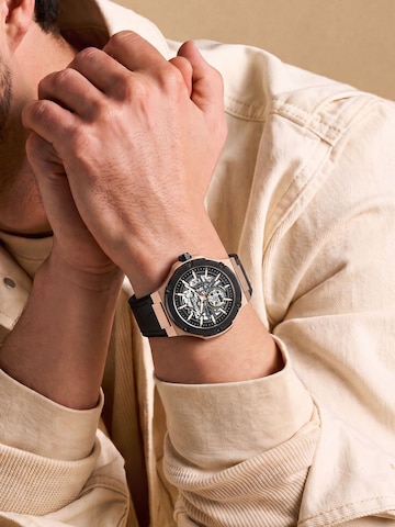 CERRUTI 1881 Analog watch 'Automatic watch Lucardo' in Black
