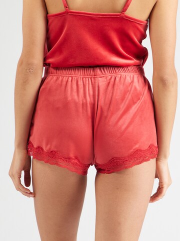 Pantaloncini da pigiama di Hunkemöller in rosso
