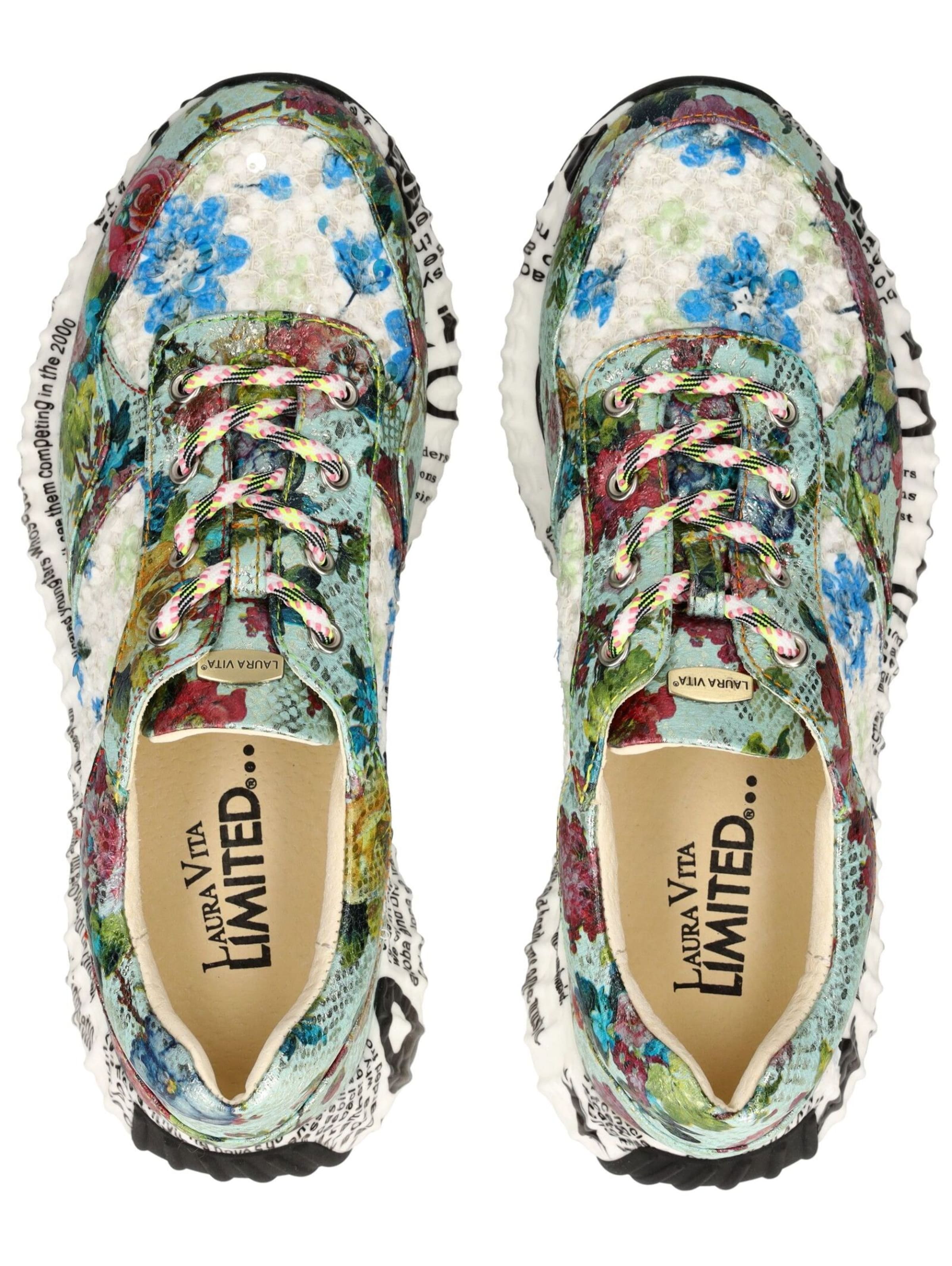 Laura Vita Platform trainers in White