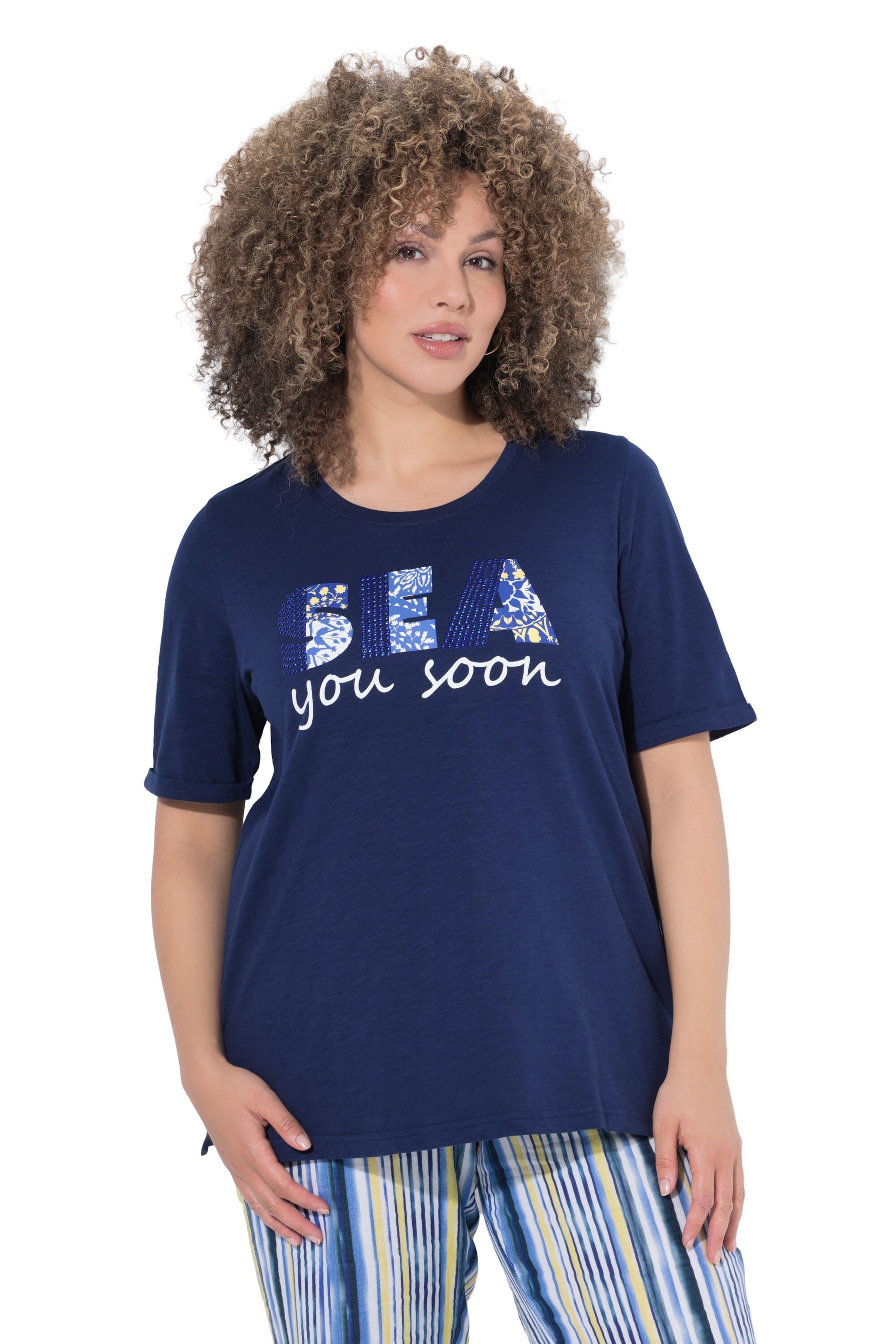 Ulla Popken Shirt in Blue: front