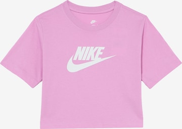 Nike Sportswear Тениска 'FUTURA' в розово: отпред