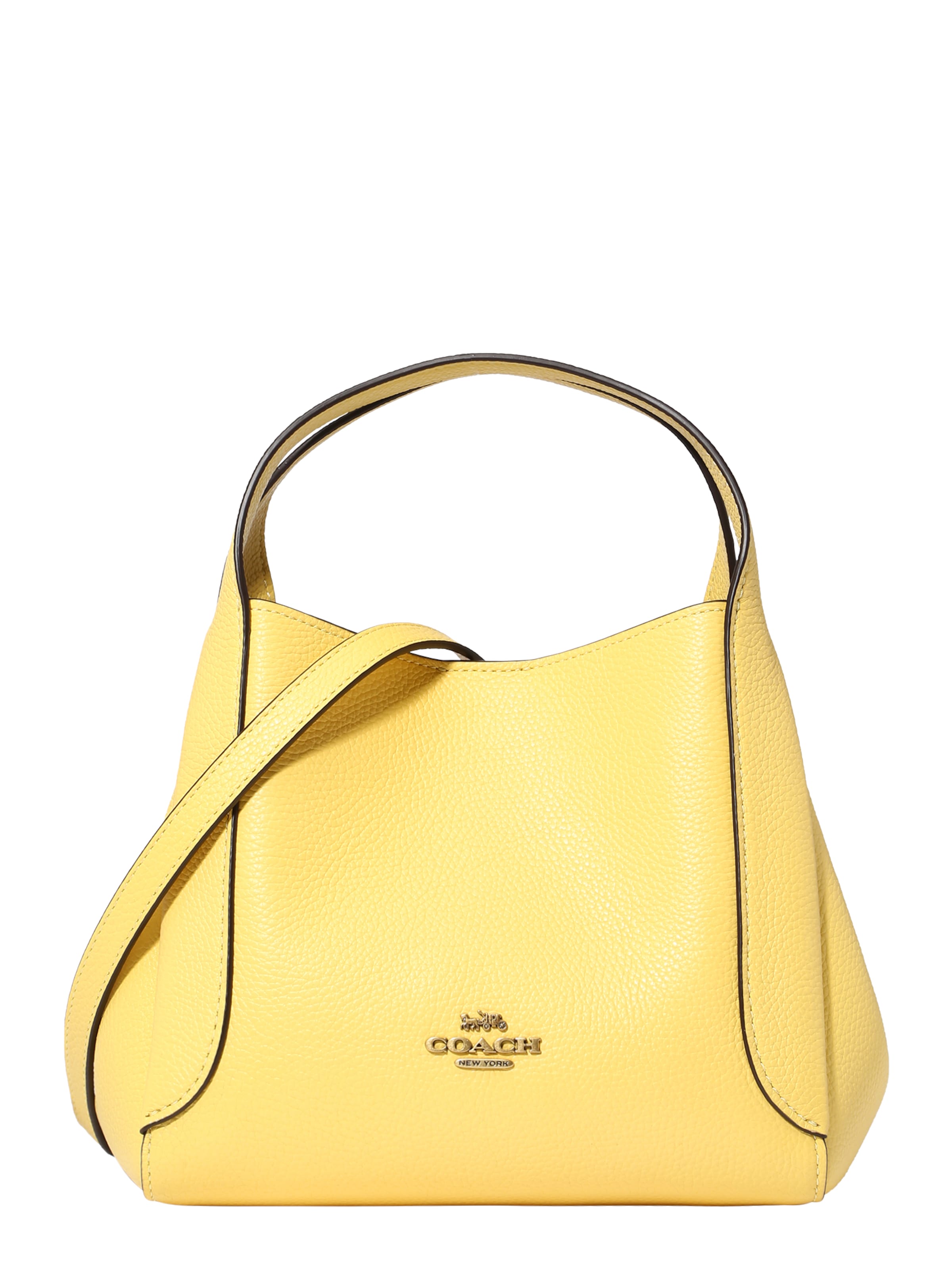 yellow coach handbag
