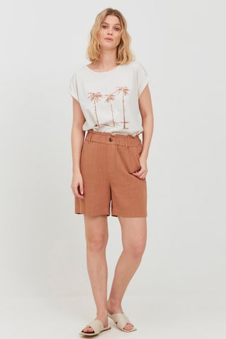 b.young T-Shirt in Beige
