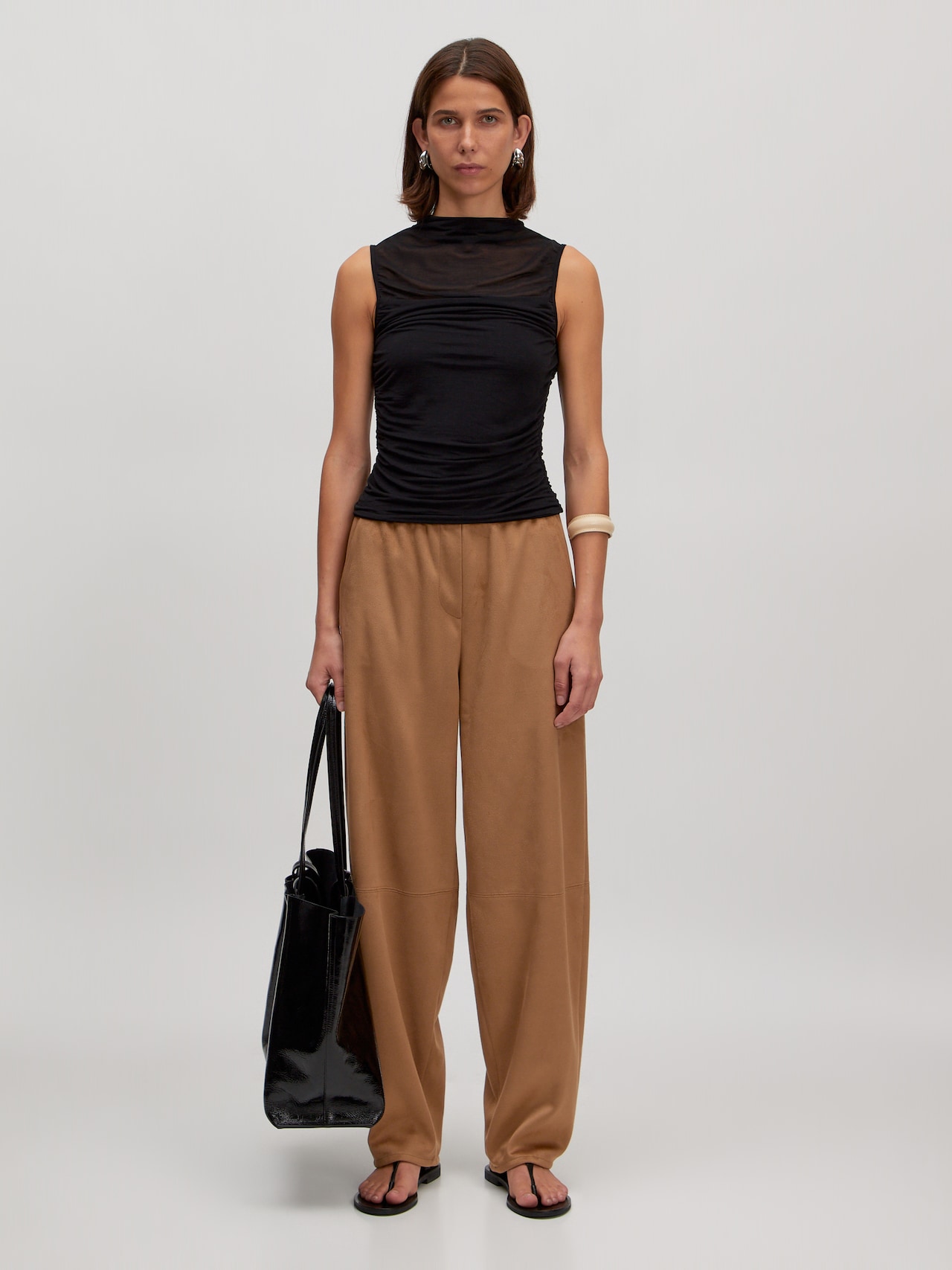 EDITED Pantaloni 'Fae' marrone