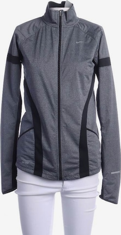 NIKE Sweatshirt & Zip-Up Hoodie in S in Grey: front