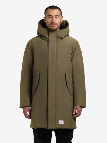 Manteau d’hiver 'Fogg' khujo en vert : devant