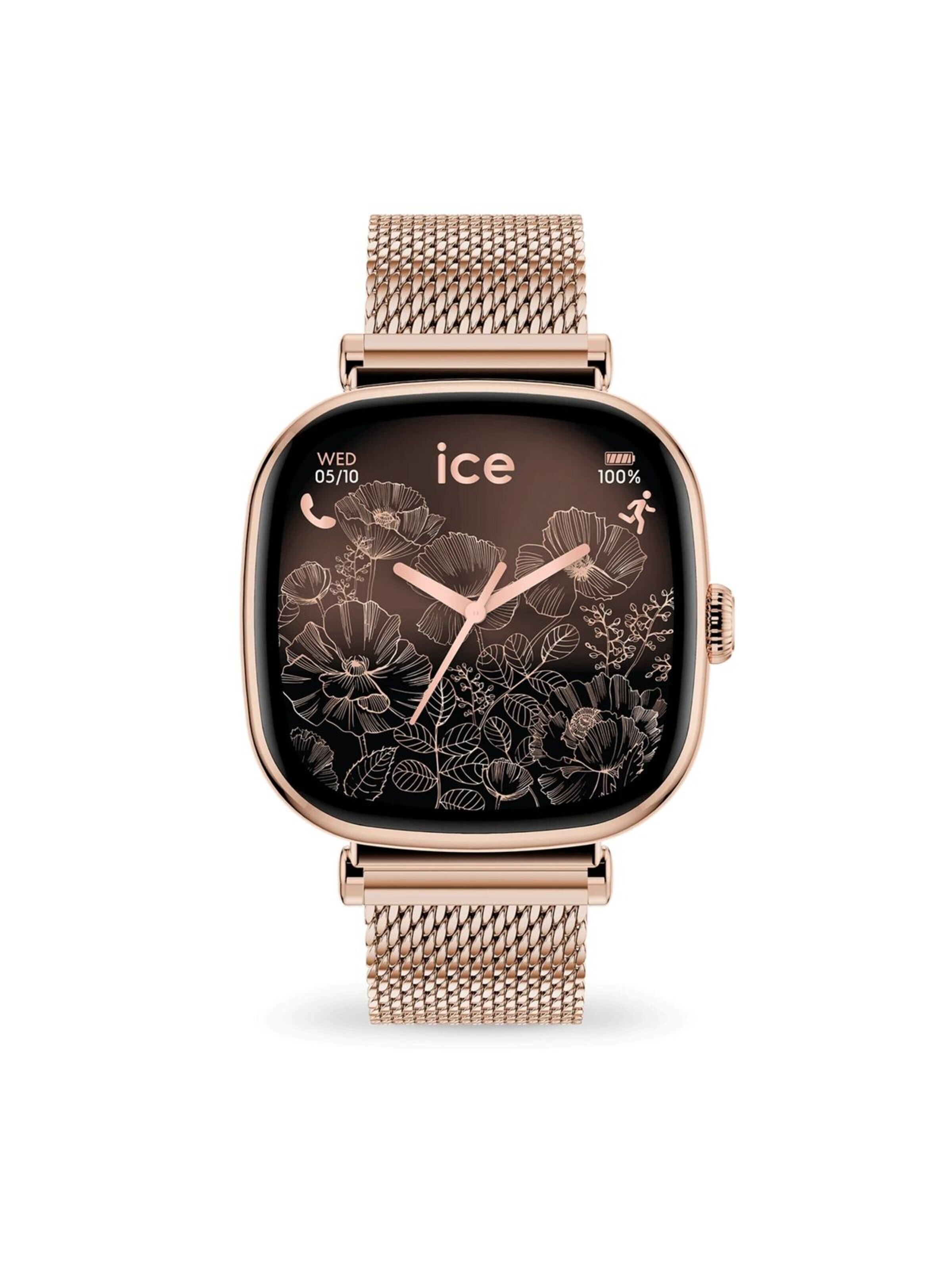 Montre digitale 'Ice-Watch - Smartwatch ICE smart SQ 2.0 - Quartz watch movement - Watch case width: 41 mm' Ice-Watch en or : devant