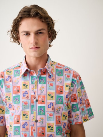 Coupe regular Chemise Next en mélange de couleurs