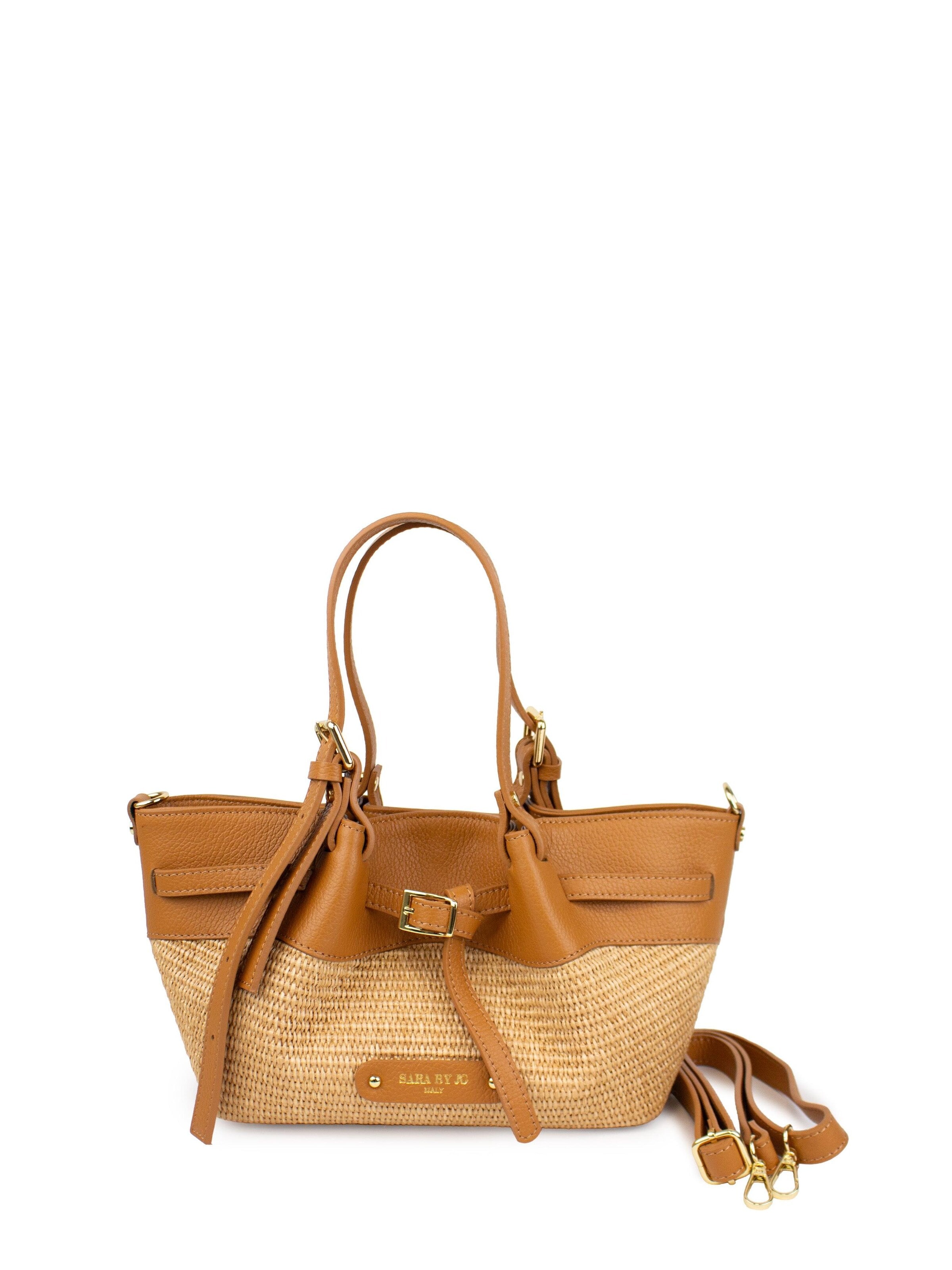 SARA BY JG Shopper 'L'Enigmatica' in Brown: front