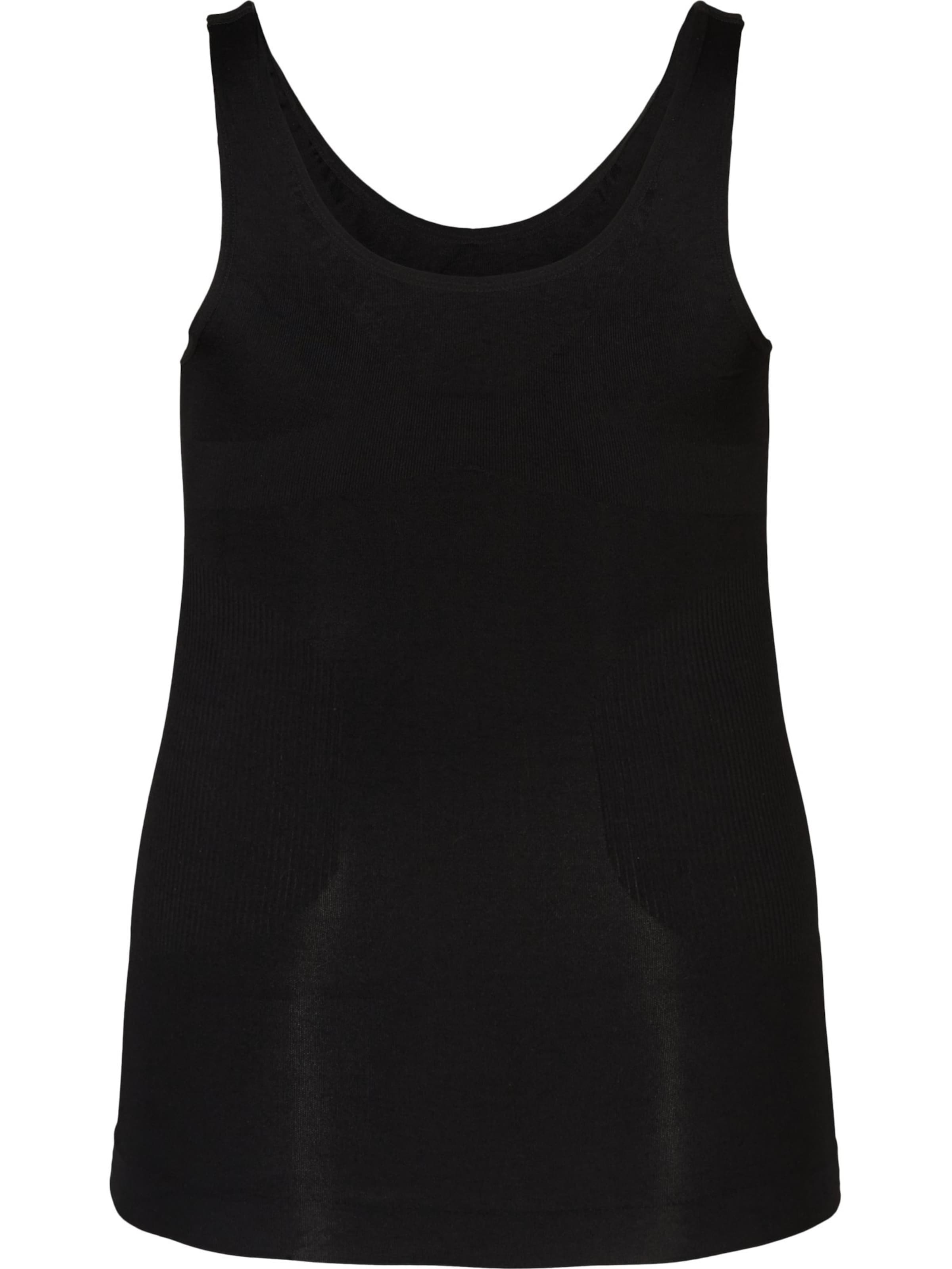 Zizzi Alakformáló felsők - fekete: elől