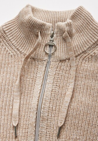 CECIL Mouliné Cardigan in Beige