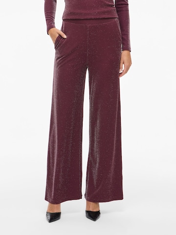 VILA Regular Broek 'VIEleinas' in Lila: voorkant