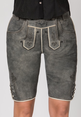 STOCKERPOINT Regular Trachtenhose 'Antonia' in Grau: Vorderseite