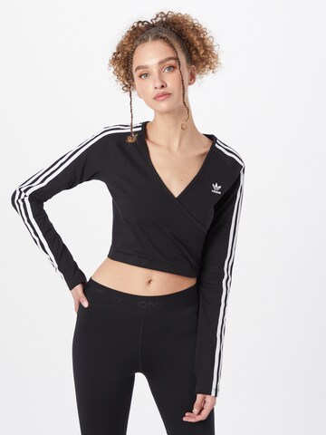 ADIDAS ORIGINALS Футболка в Черный: спереди