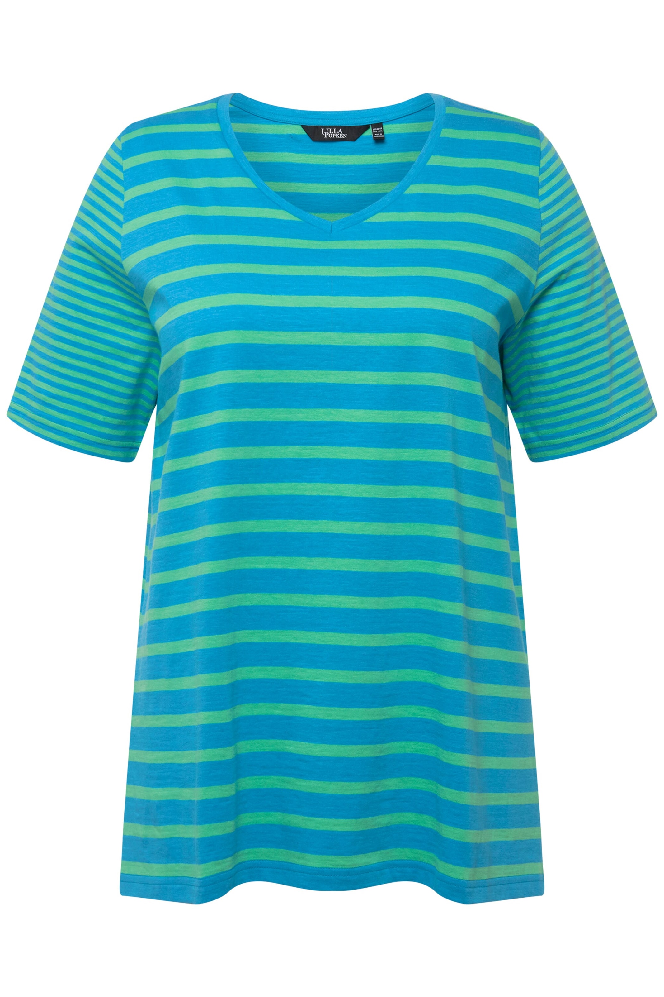 Ulla Popken Shirt in Blauw: voorkant