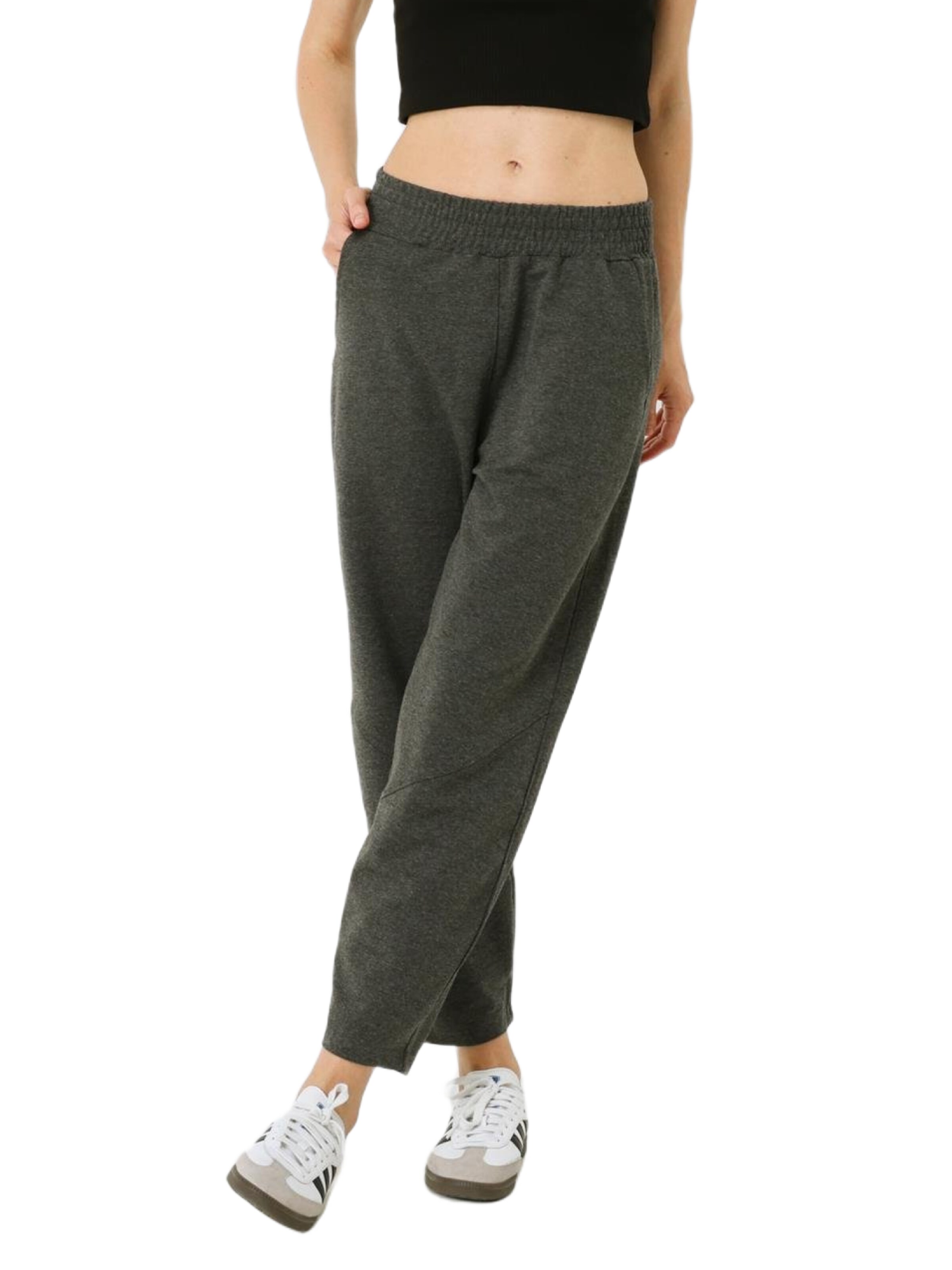 C&City Tapered Pants in Grey: front