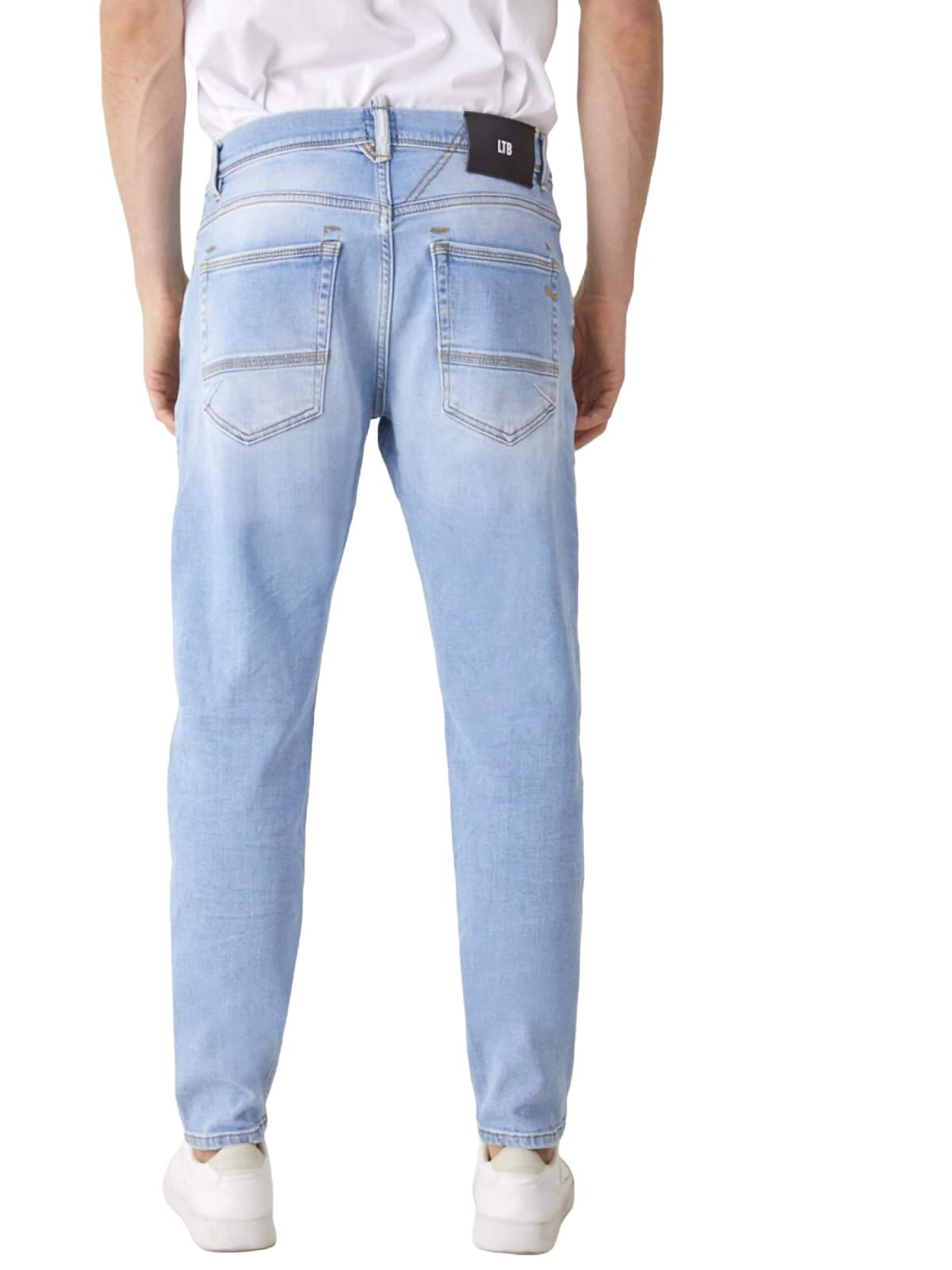 LTB Jeans - Tapered Vaquero 'LTB Jeans Herren Servando X D Tapered Skinny Mid Waist Jeans' en verde