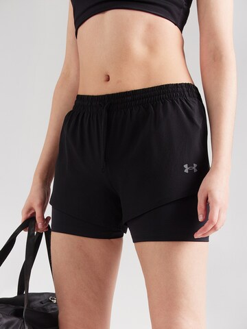 UNDER ARMOUR Normální Sportovní kalhoty 'Velociti Pro' – černá: přední strana