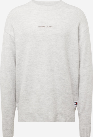 Tommy Jeans Sweater 'Classics' in Grey: front