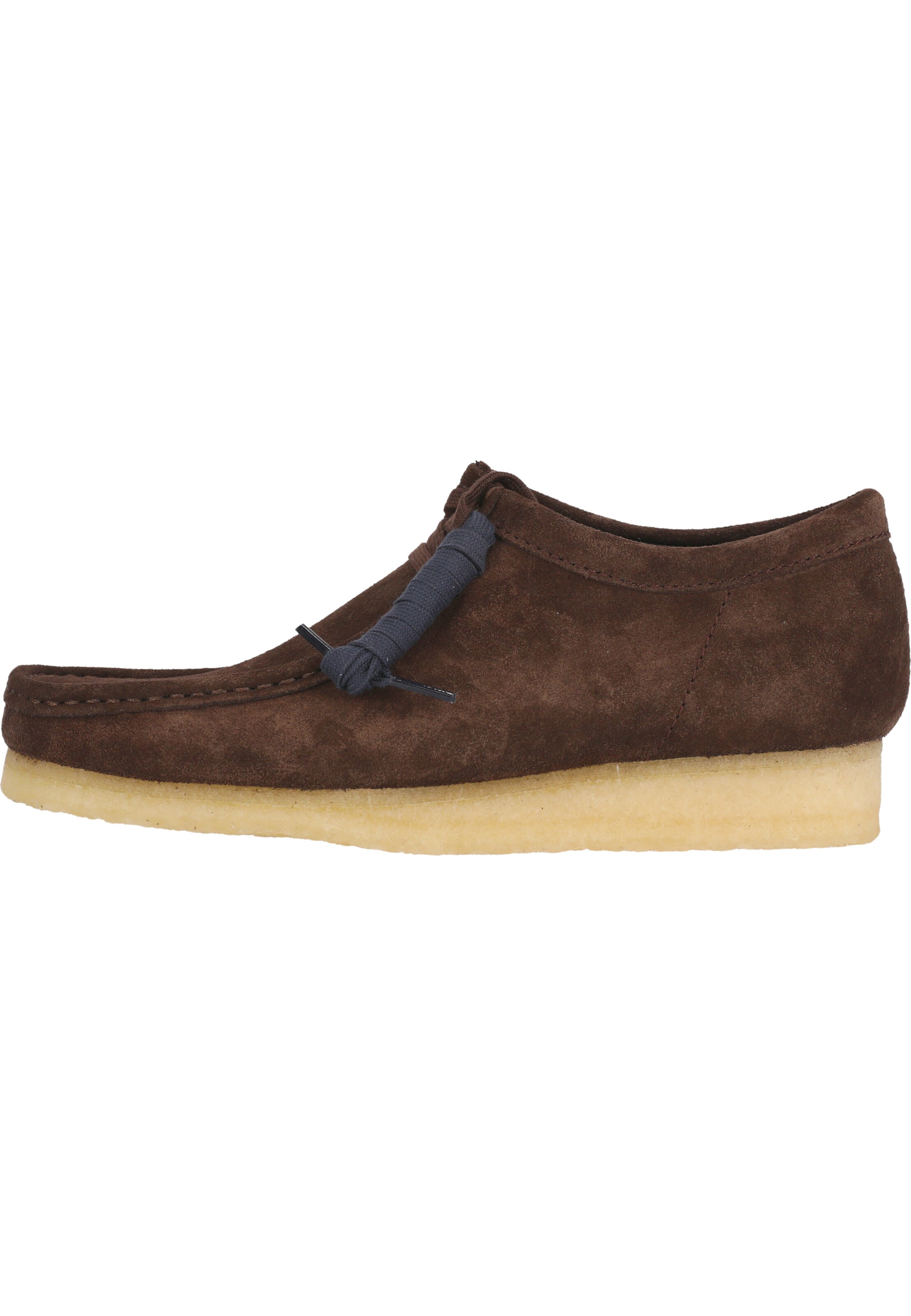 CLARKS Schnürschuhe 'Wallabee' in Braun
